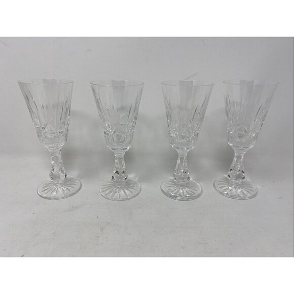 Waterford Crystal Rosslare Cordial Shot Liqueur Glasses Set of 4 Ireland 5.5” - Picture 3 of 6
